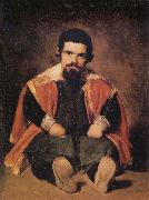 Diego Velazquez A Dwarf Sitting on the Floor USA oil painting artist
